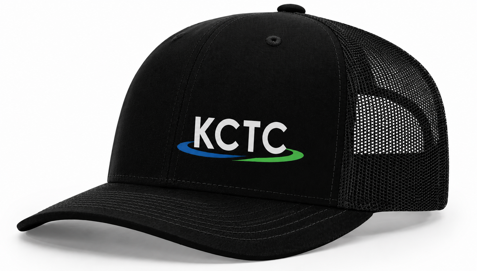 KCTC - Richardson 112+ R-Flex Adjustable Trucker - BLACK / GRAPHITE