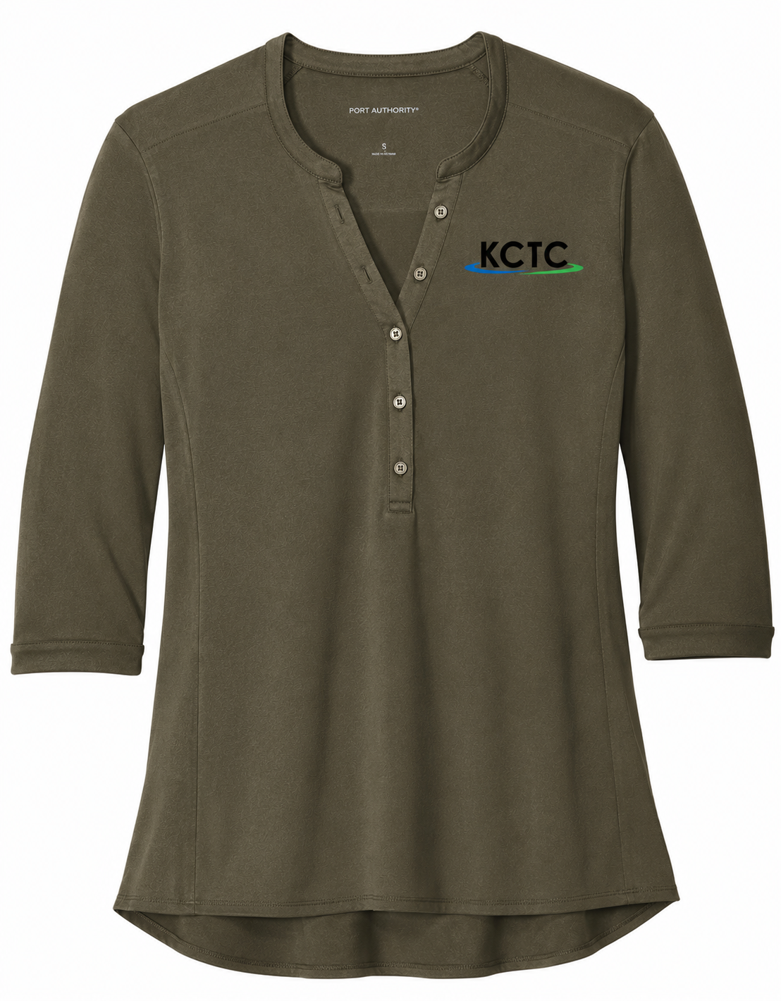 KCTC - Port Authority® Women's UV Choice Pique Henley