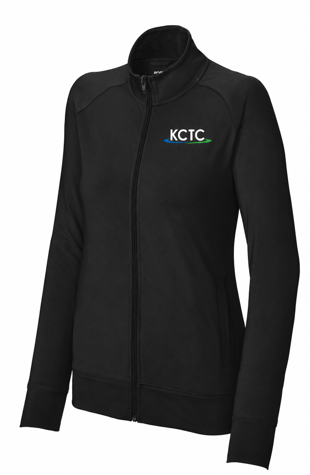 KCTC - Sport-Tek® Women's Sport-Wick® Stretch Full-Zip Cadet Jacket